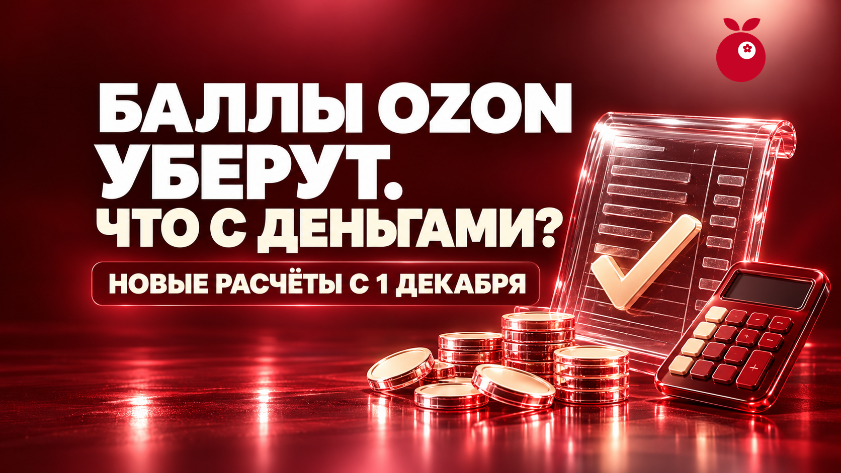 Баллы Озон убрали. Что с деньгами? Как посчитать экономику с 1 декабря.